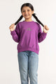 Violet Printed Sweatshirt