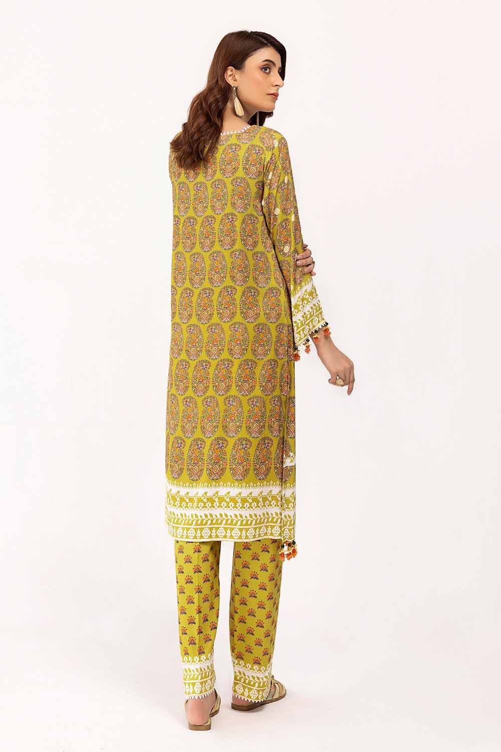 Embroidered Khaddar Shalwar