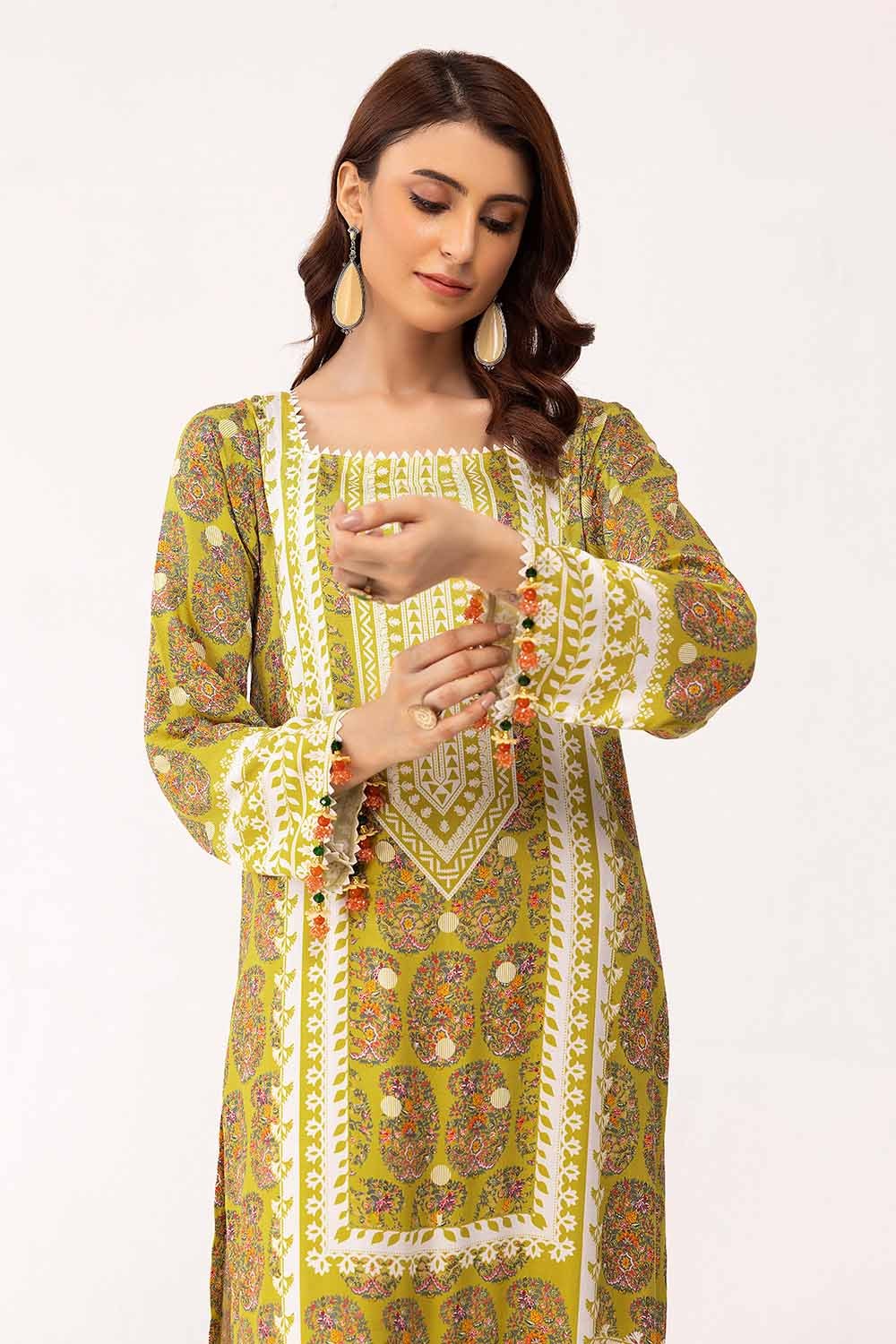 Embroidered Khaddar Shalwar