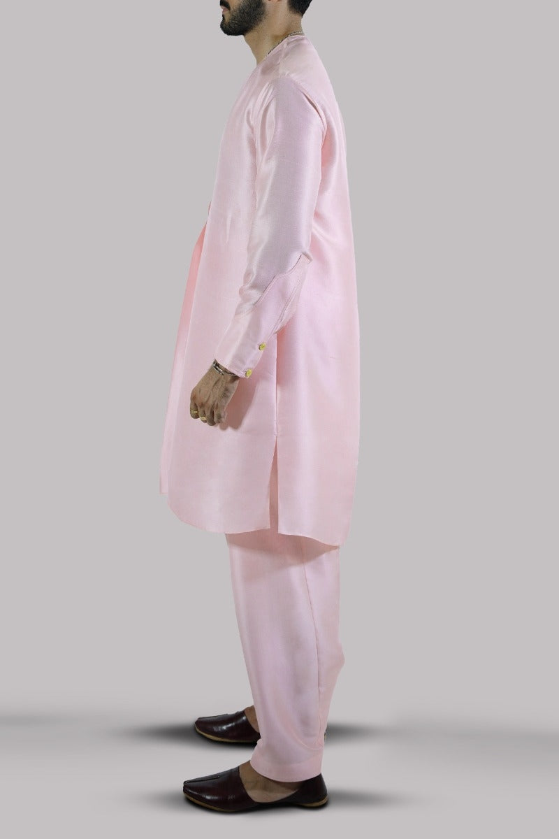 Rose Shadow Raw Silk Set