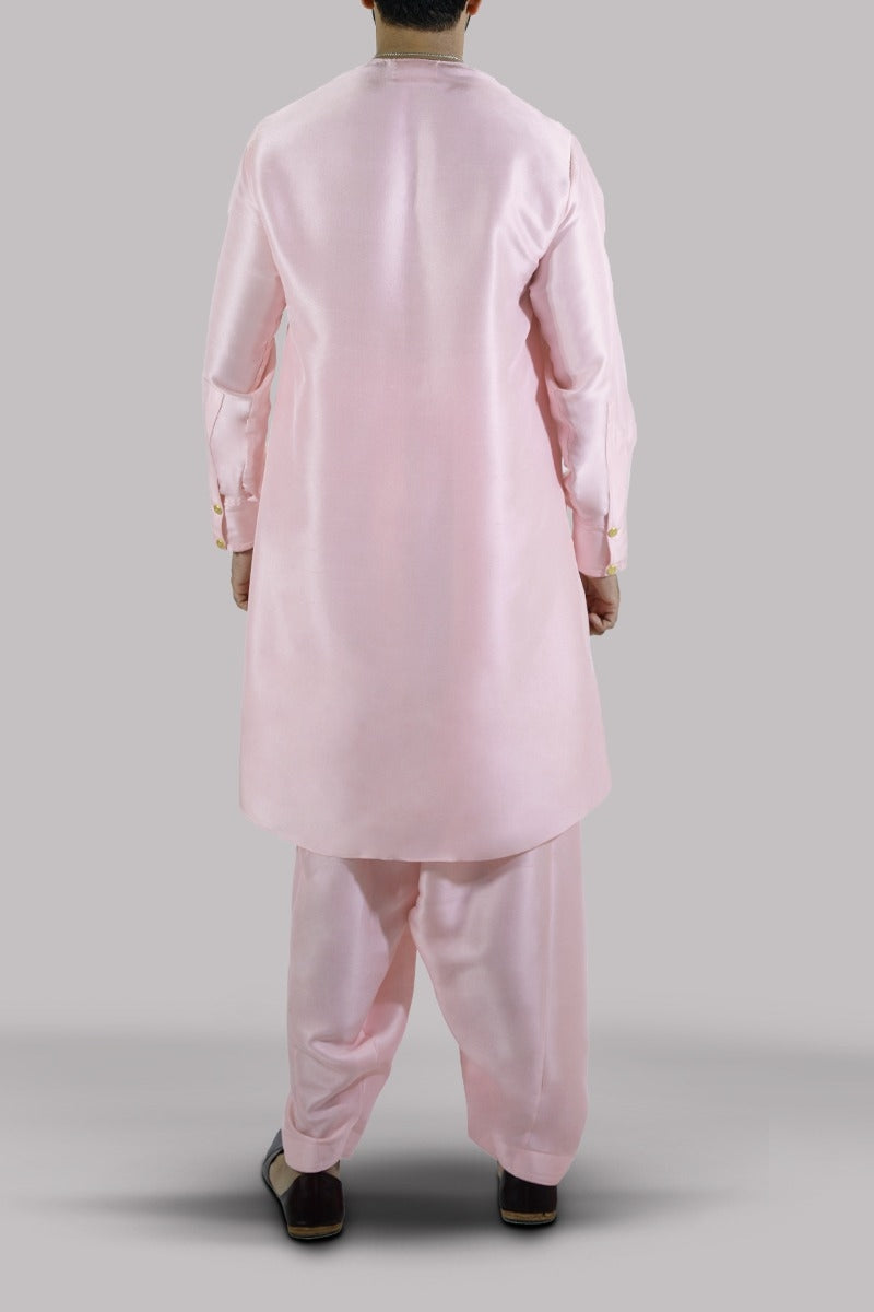 Rose Shadow Raw Silk Set