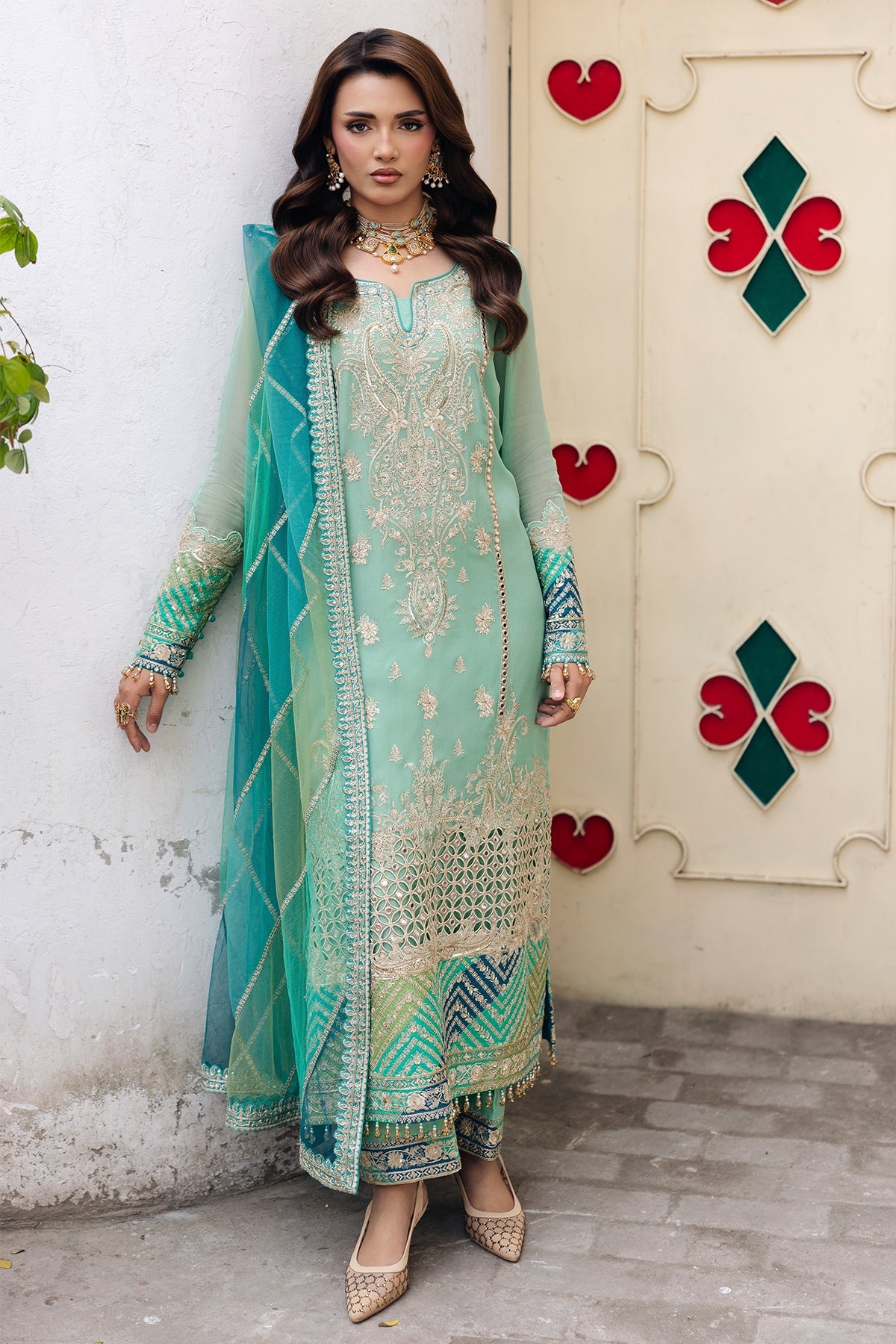 3-PC Unstitched Luxury Collection CCE6-01