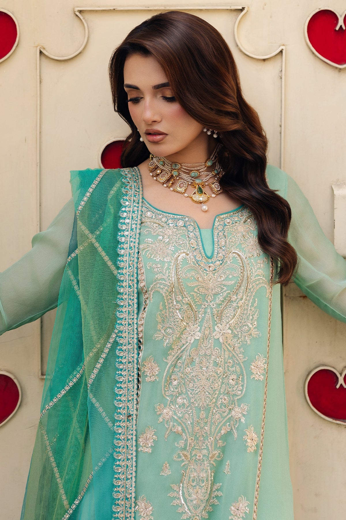 3-PC Unstitched Luxury Collection CCE6-01