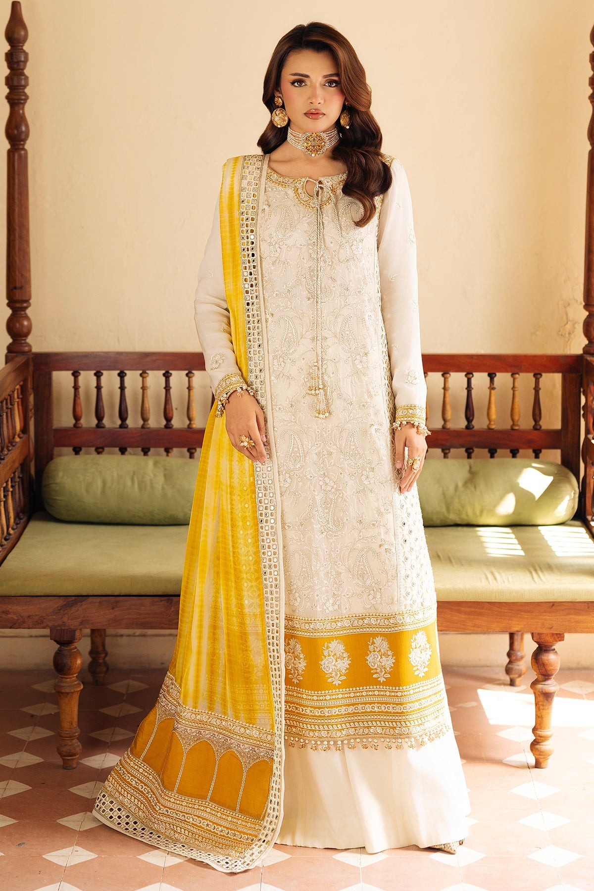 3-PC Unstitched Luxury Collection CCE6-02