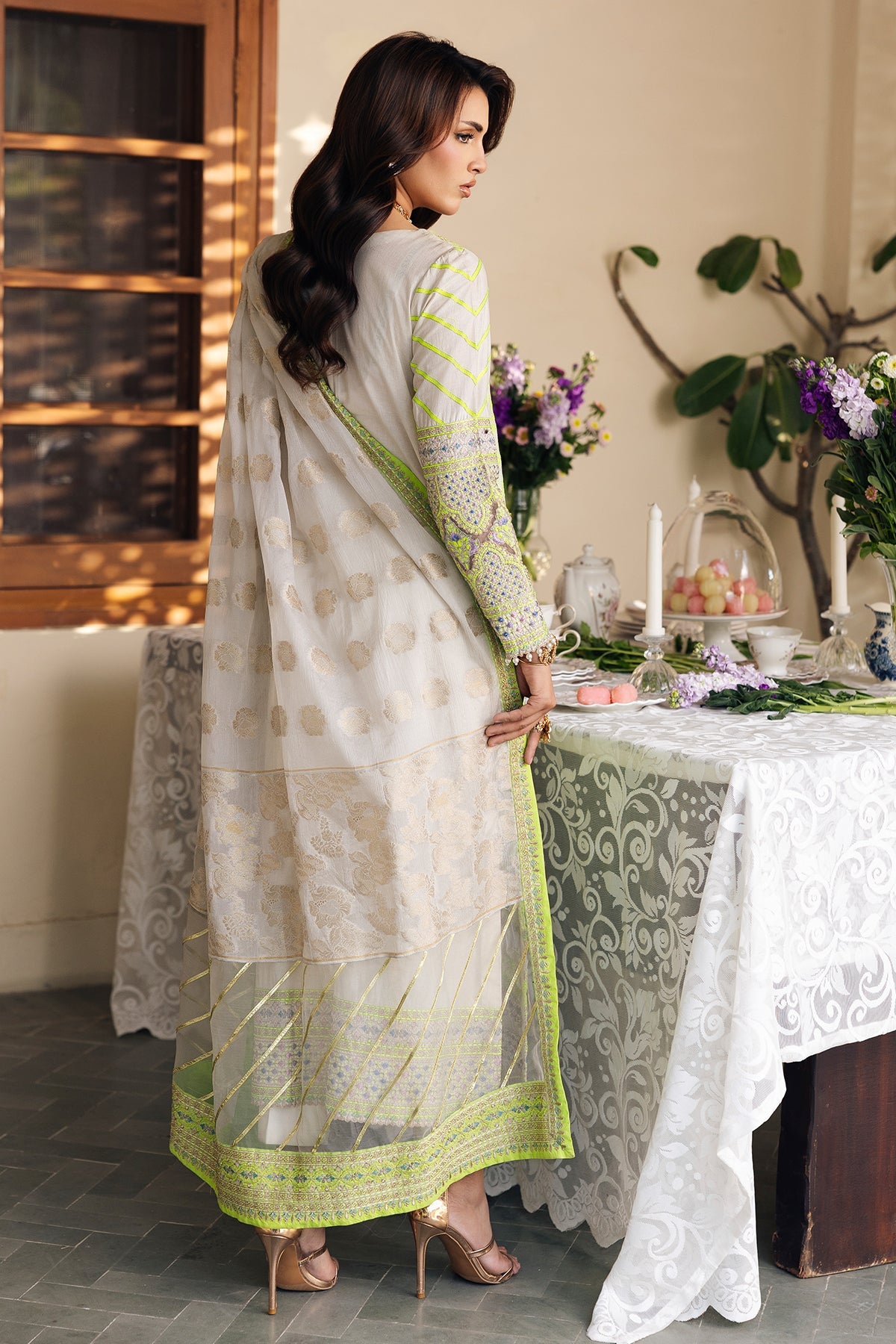 3-PC Unstitched Embroidered Lawn Collection  ED6-05