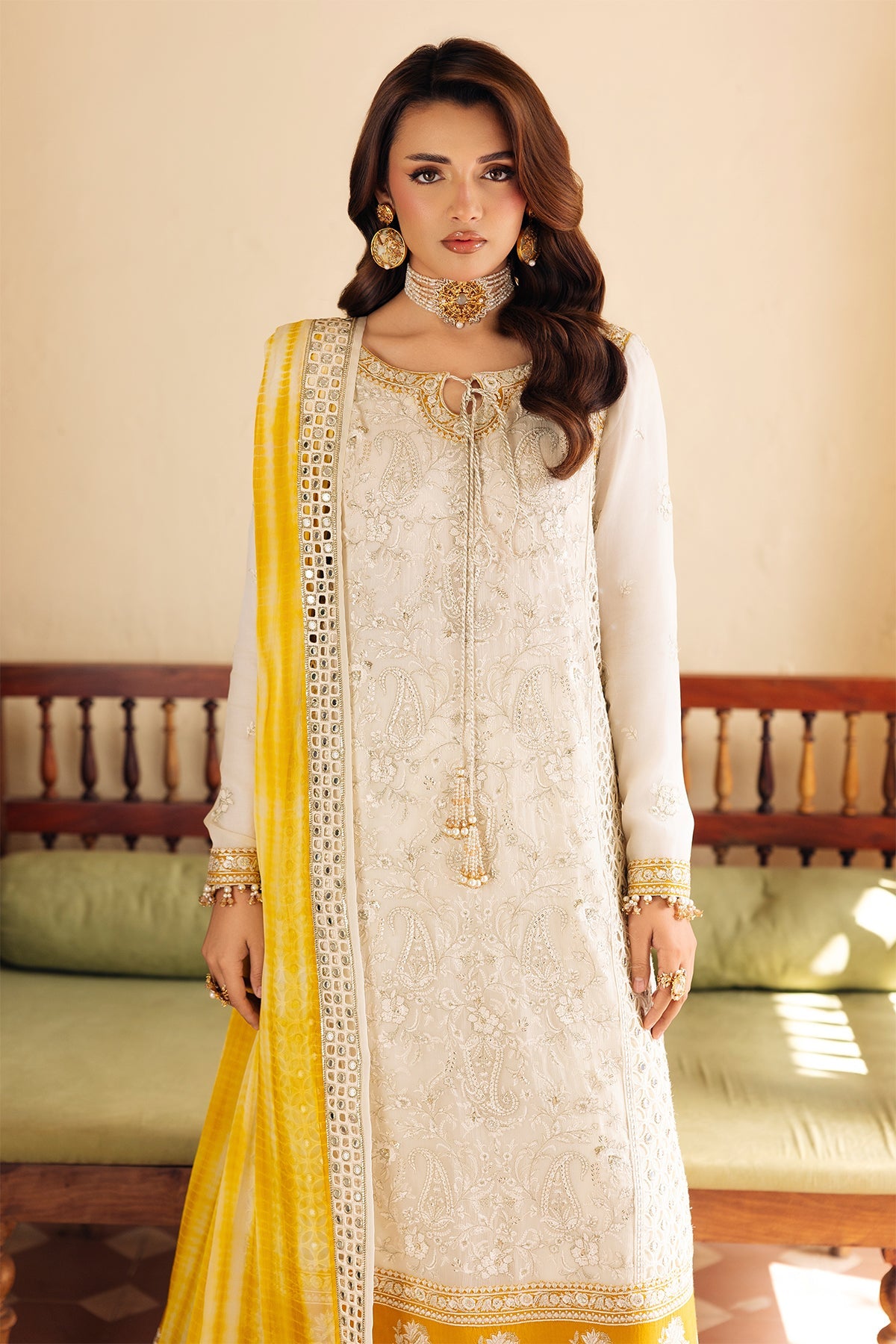 3-PC Unstitched Luxury Collection CCE6-02