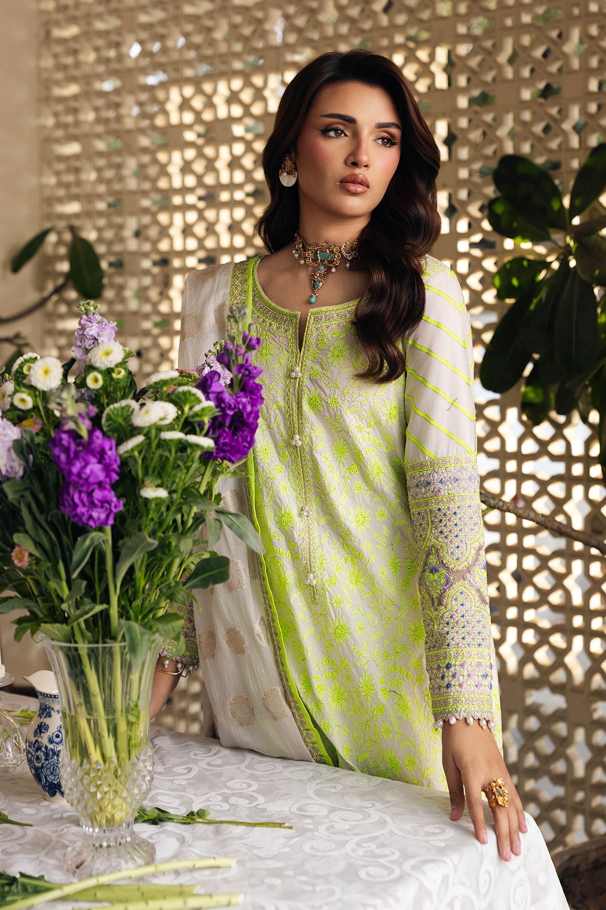3-PC Unstitched Embroidered Lawn Collection  ED6-05