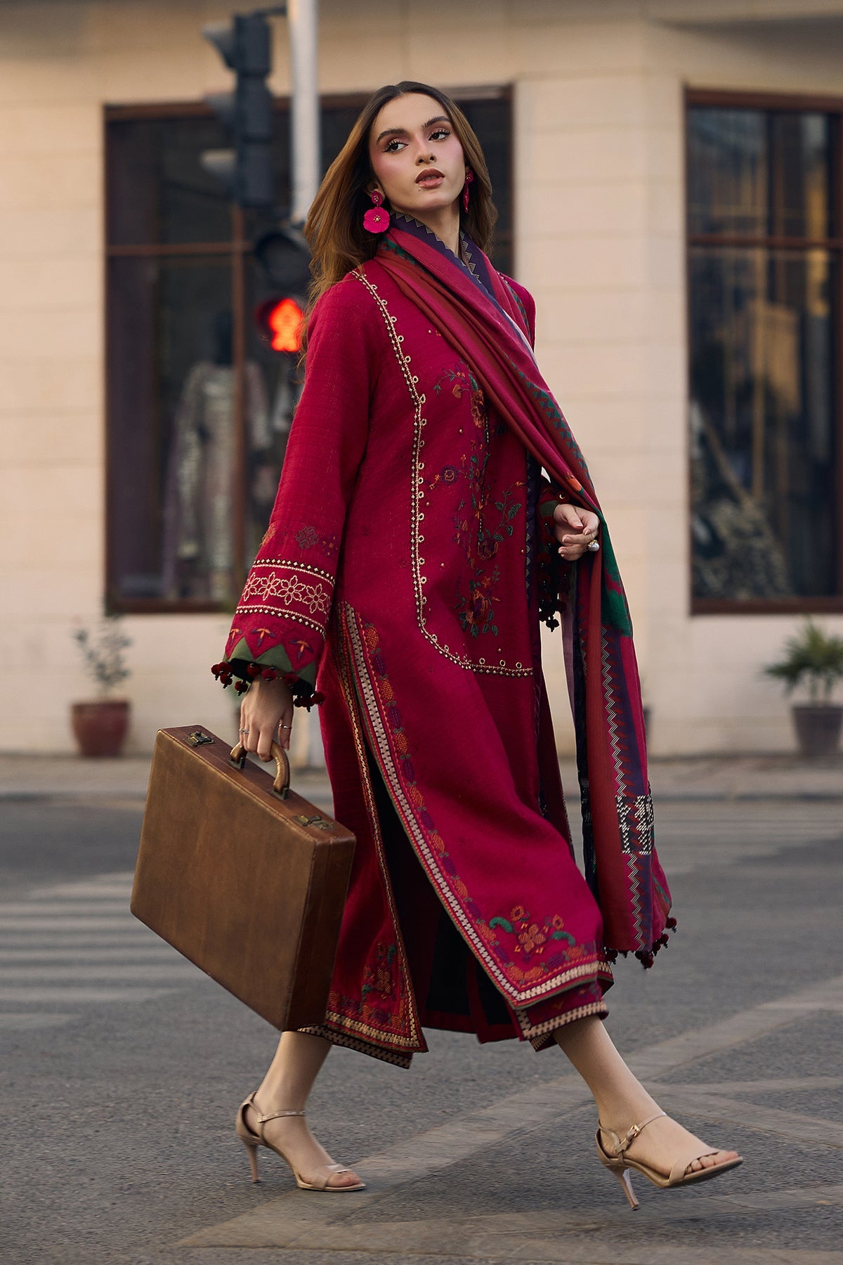 3-pc Unstitched Wool Shawl Collection PSW5-09