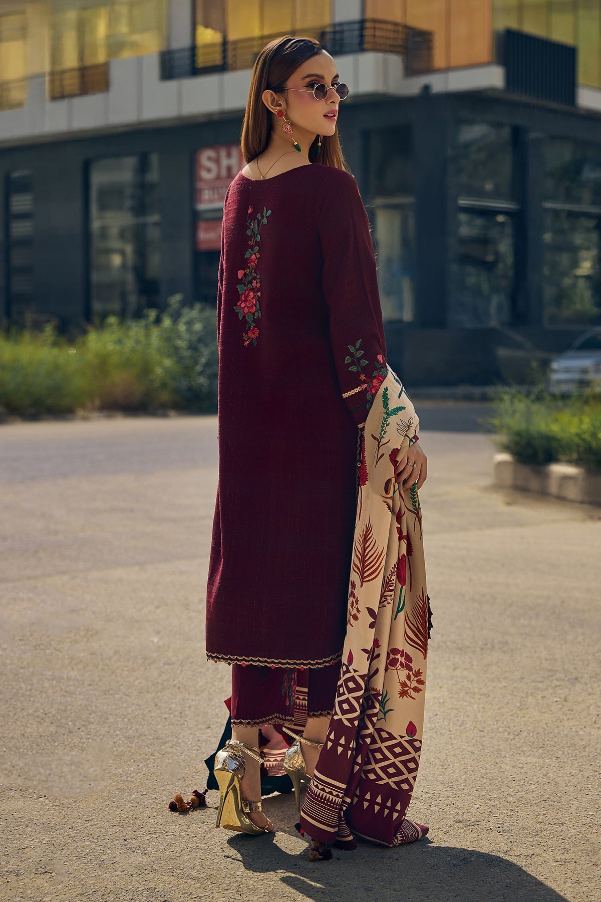 3-pc Unstitched Wool Shawl Collection PSW5-10