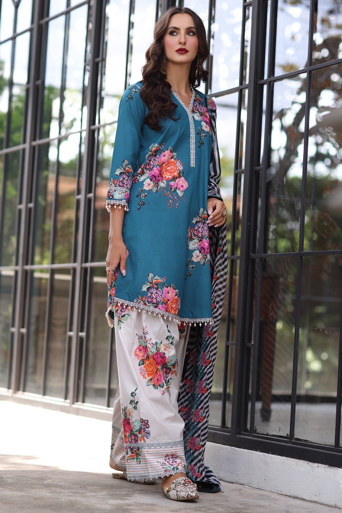 3-PC Unstitched Embroidered Lawn Collection CH6-11