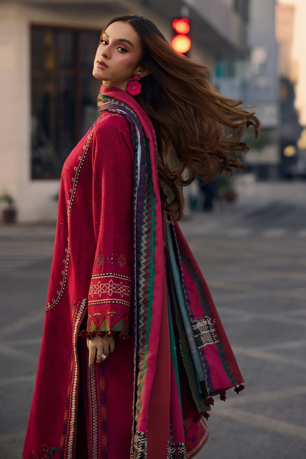 3-pc Unstitched Wool Shawl Collection PSW5-09