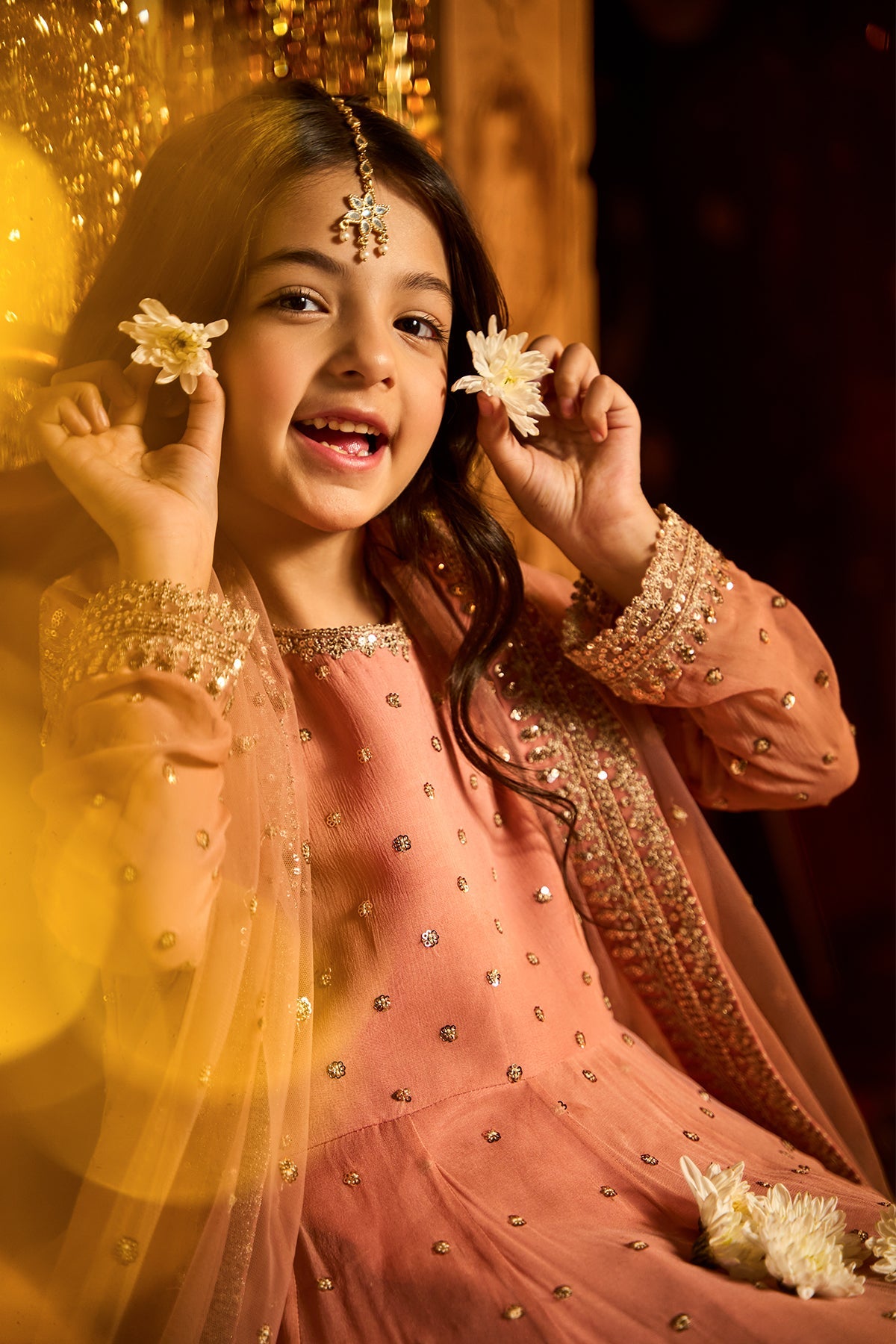 3-PC Embroidered Chiffon Suit CKP-5-186