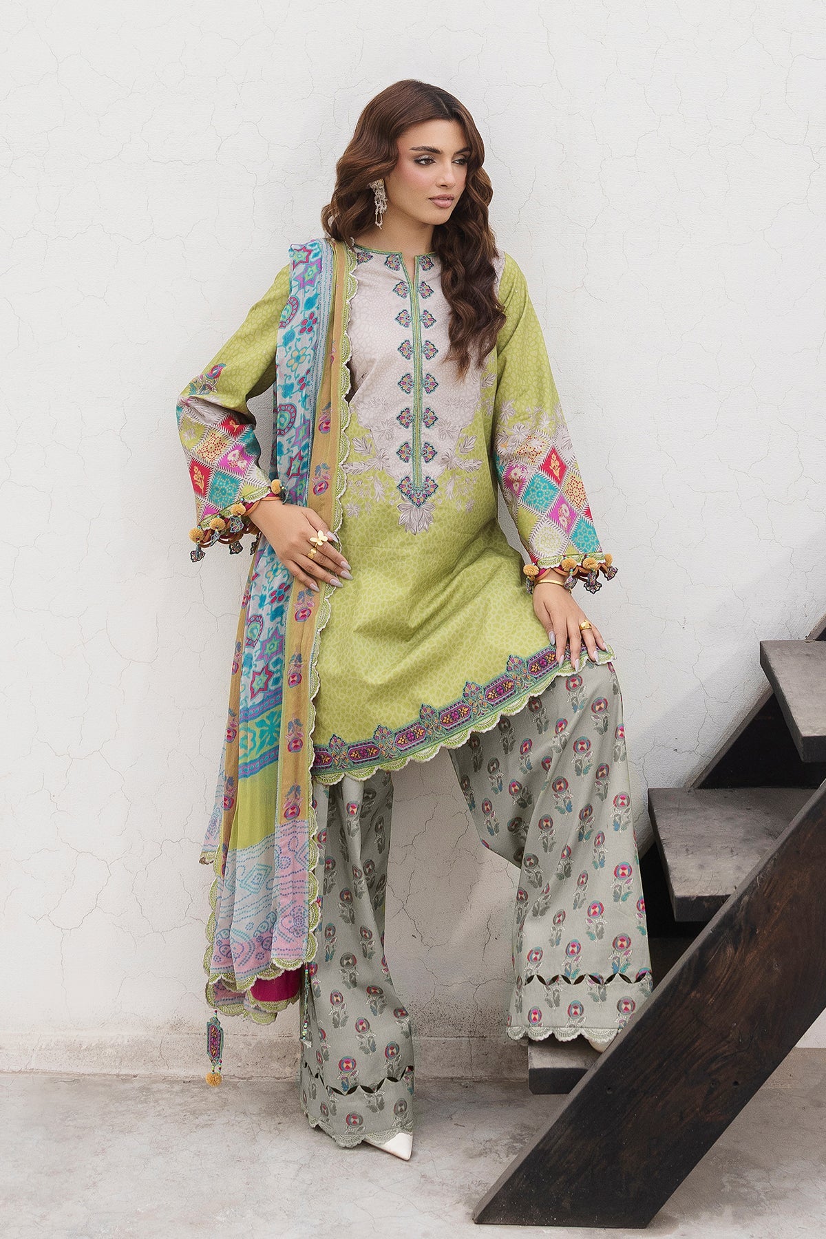 3-PC Unstitched Lawn Collection CAD6-10