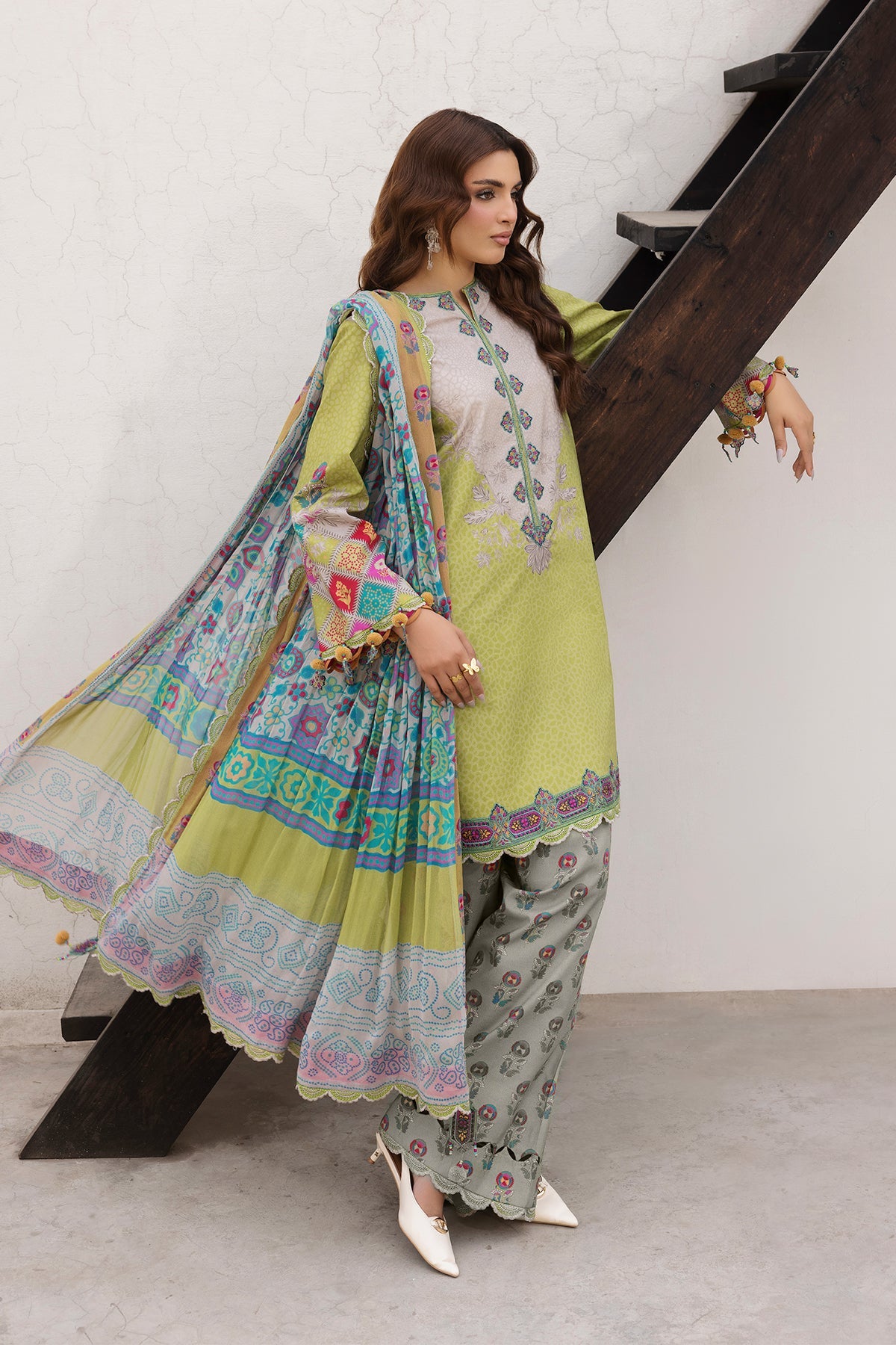 3-PC Unstitched Lawn Collection CAD6-10