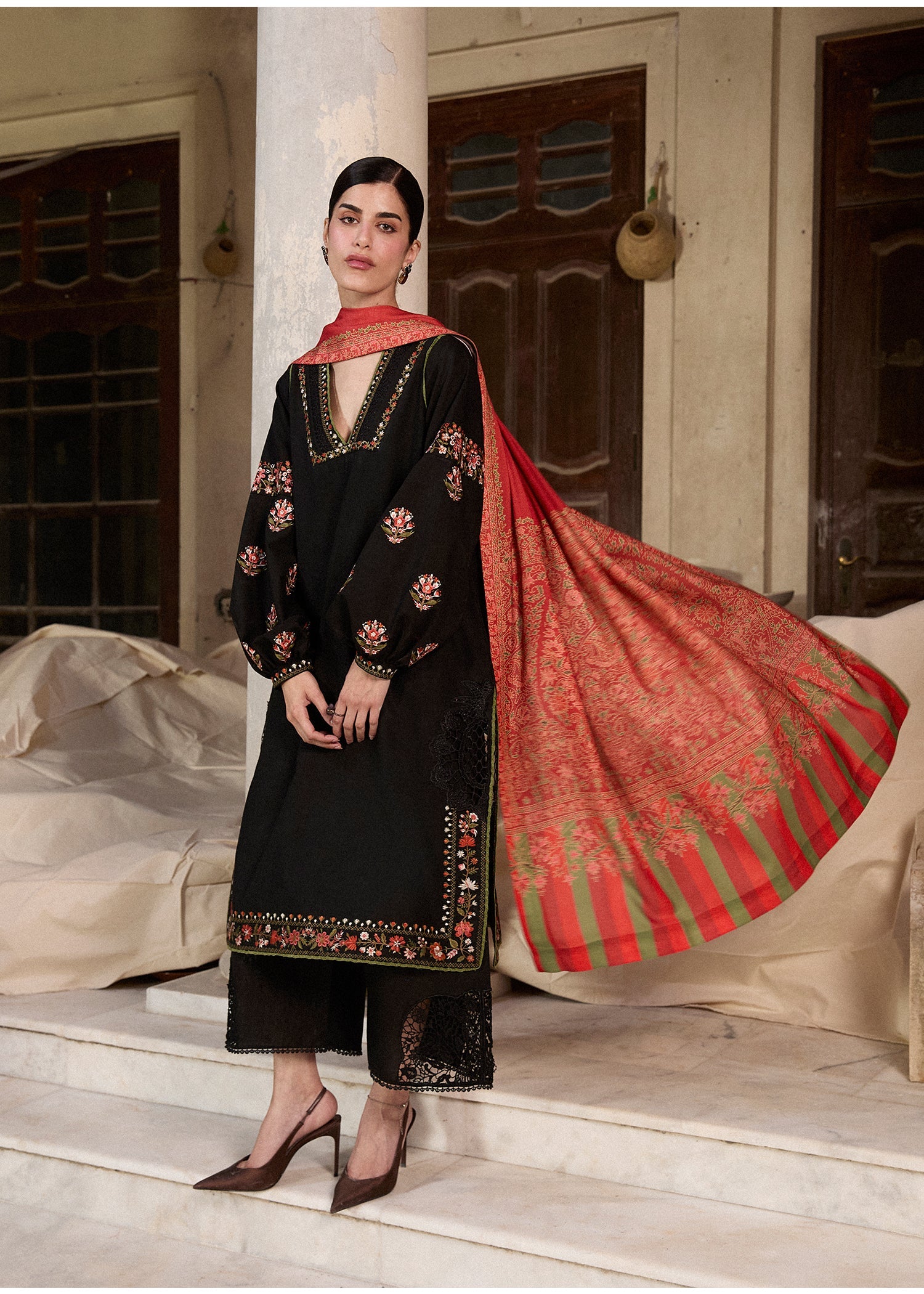 SIYAH - Dupatta - Mix & Match