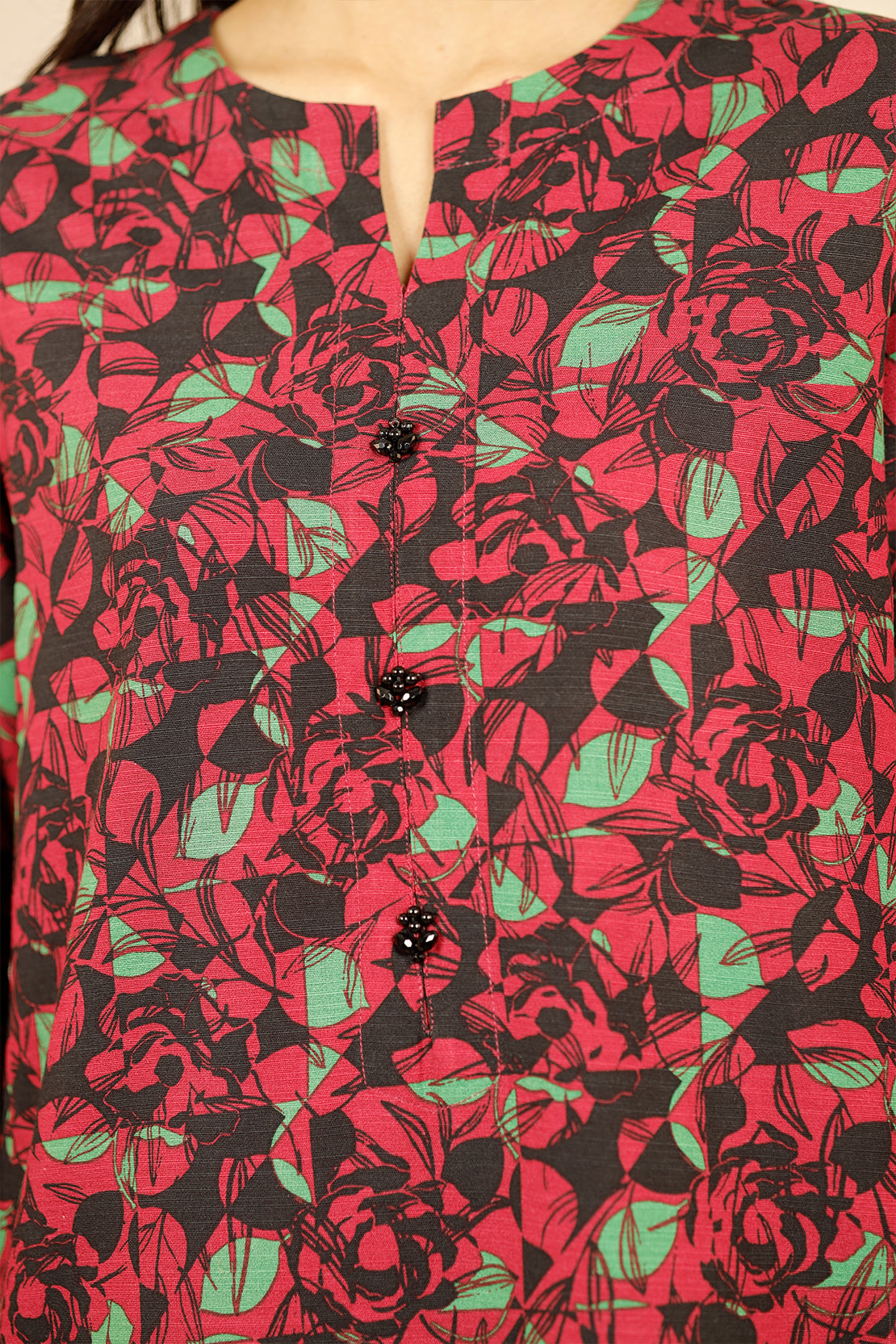 Printed Khaddar Stitched 2 Piece (Shirt/Trouser)76327