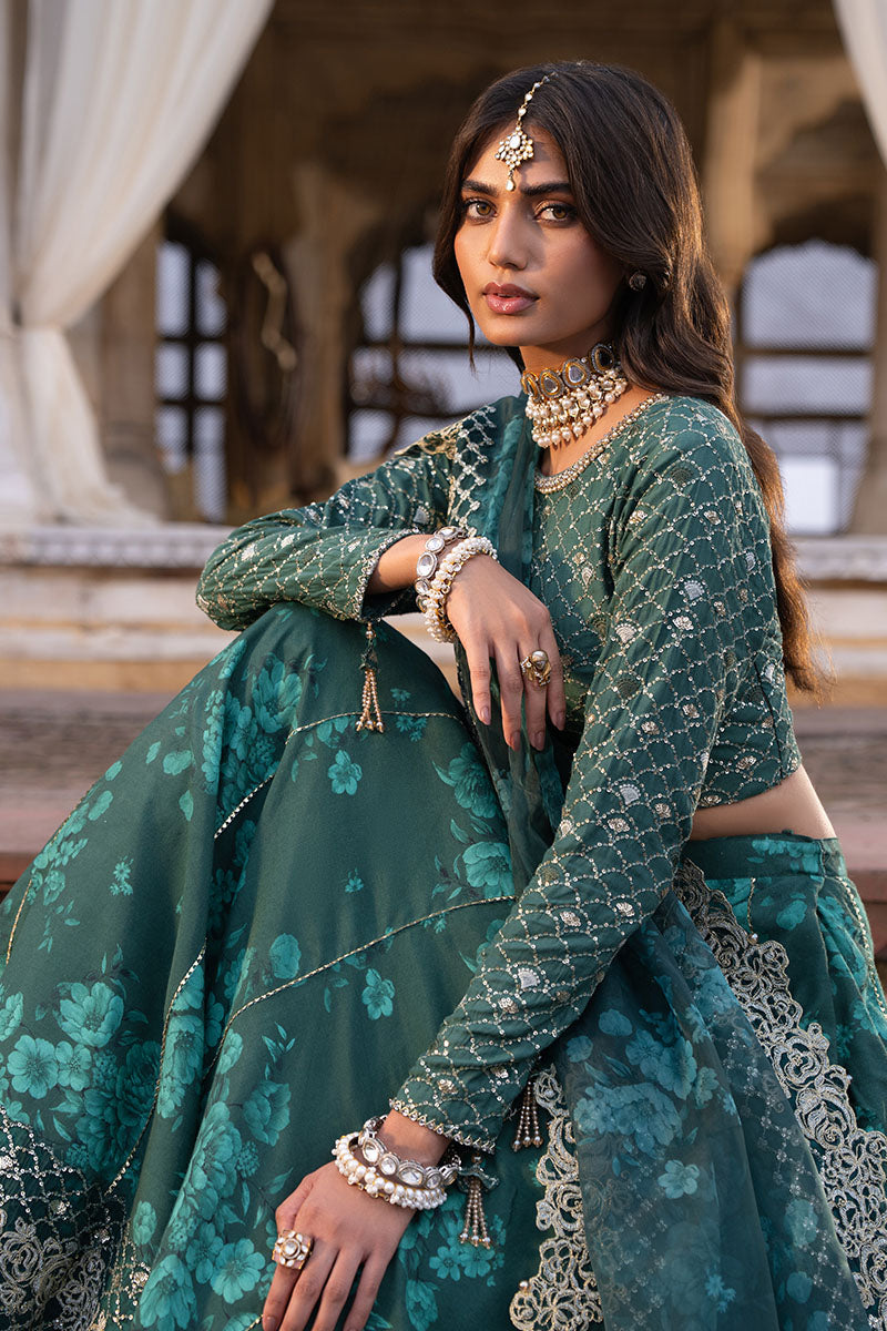 Sequin Grove-3Pc Silk Embroidered Pret