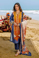 3 Piece Digital Printed Corduroy Unstitched Suit With Cotton Net Dupatta