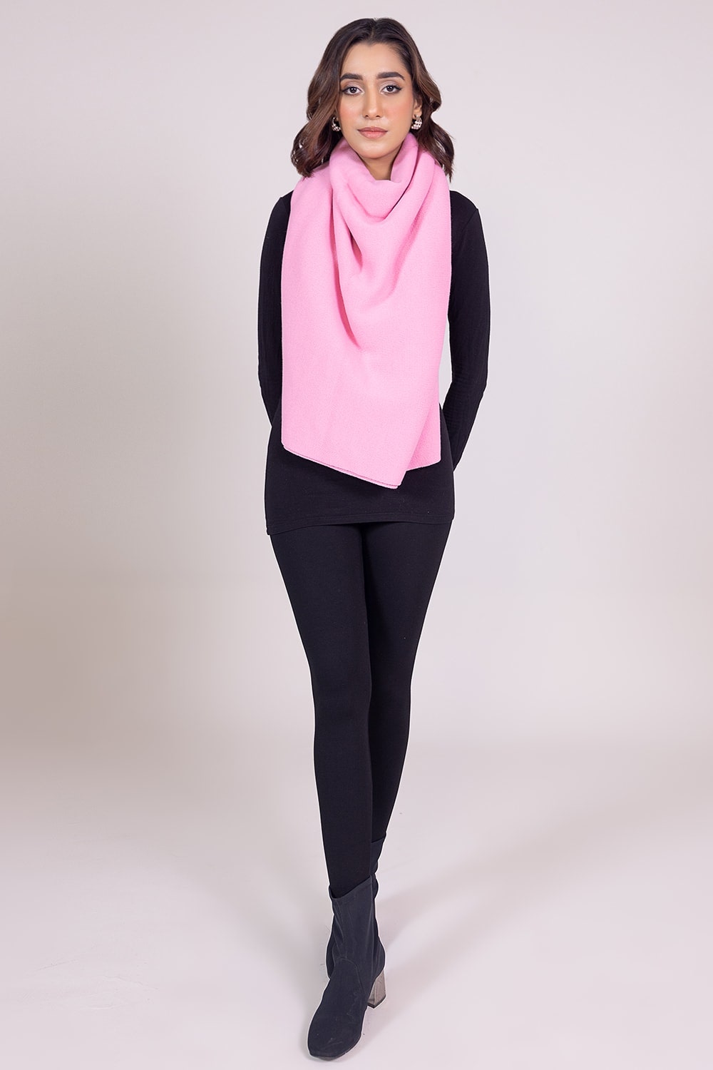 Solid Knitted Shawl