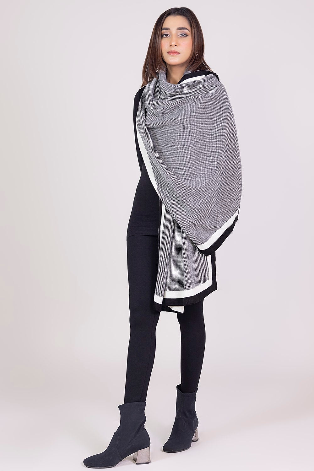 Waffle Shawl