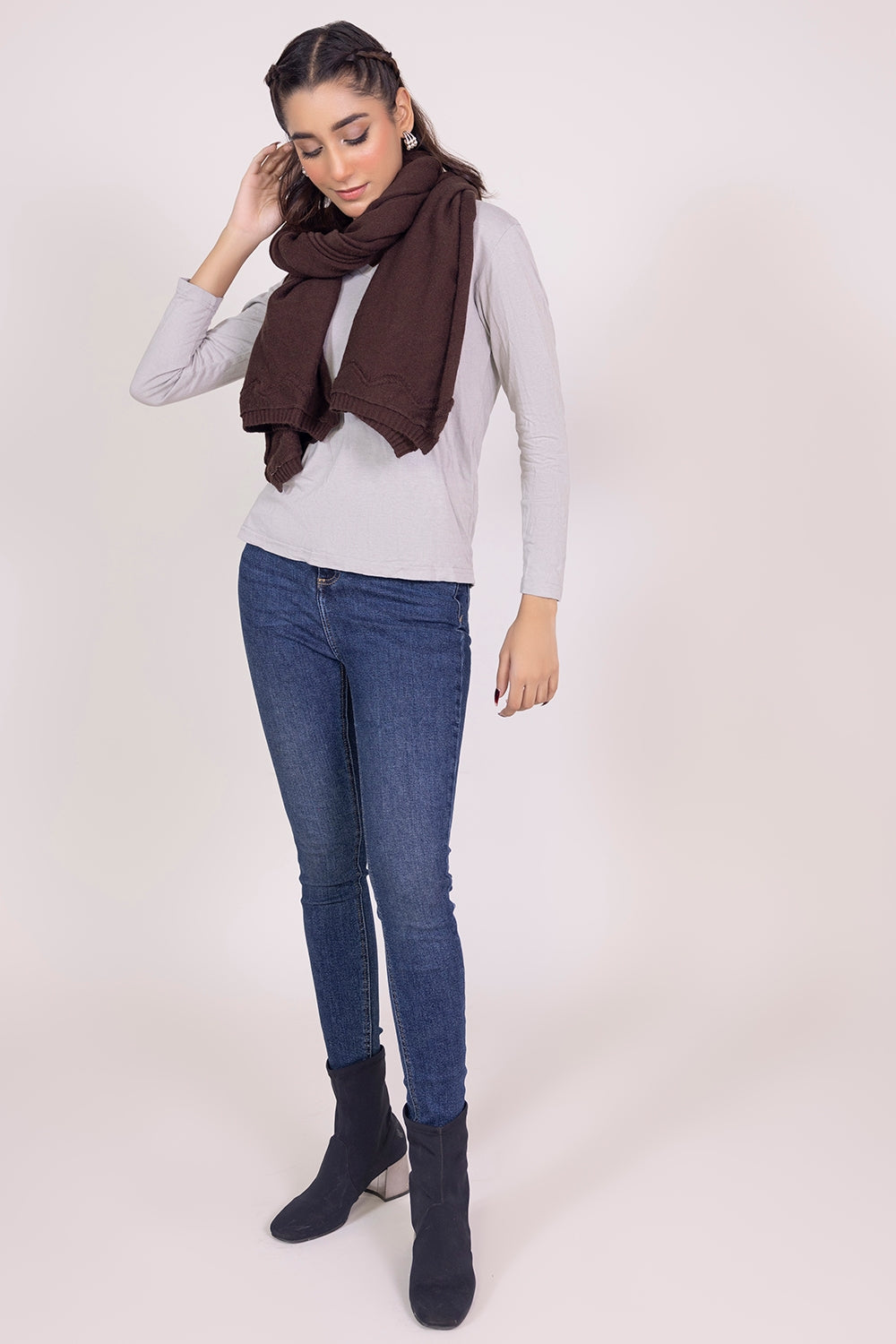 Crochet Knit Shawl