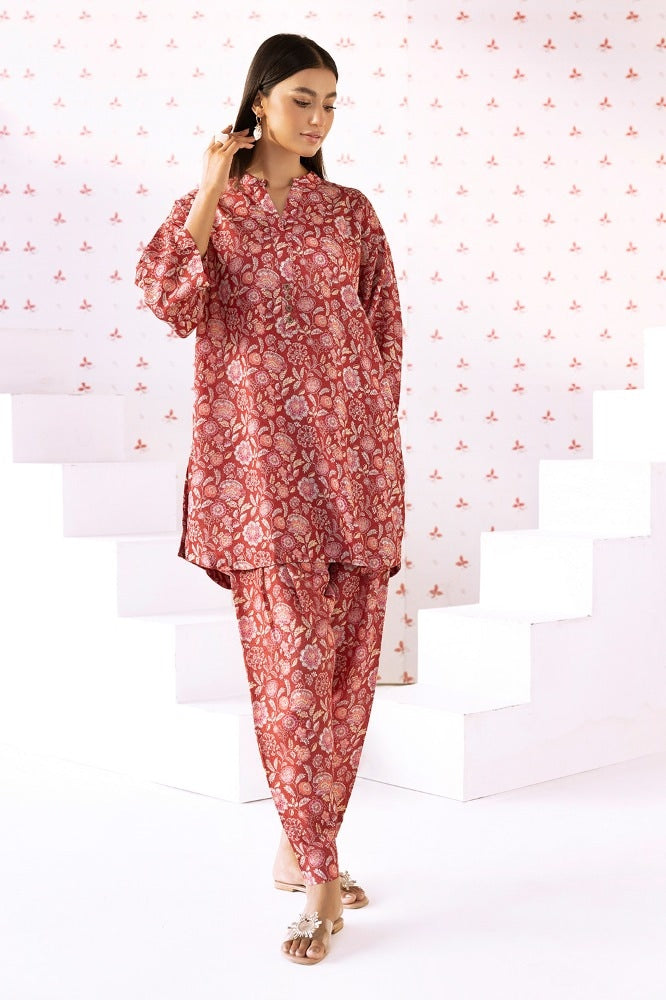 Ayudia Khaddar Printed Shirt And Trouser