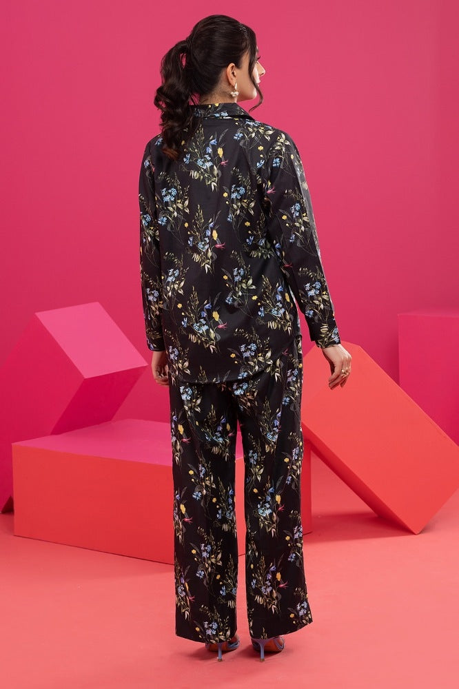 Chambray Printed Shirt Trouser