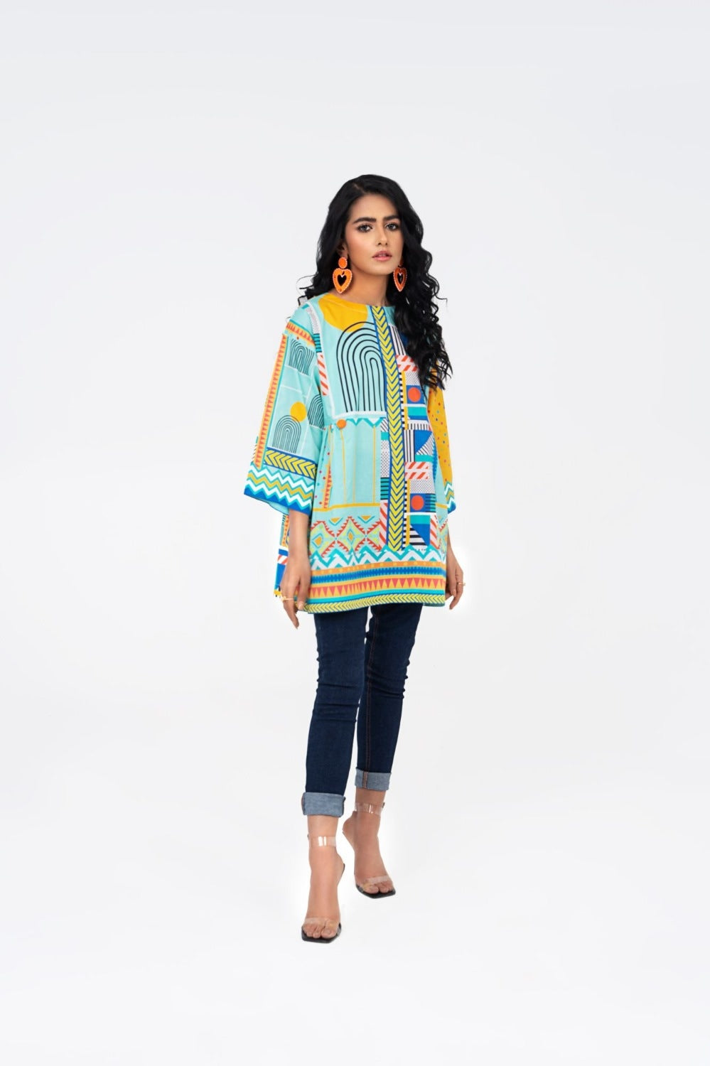 Cambric Digital Printed Shirt