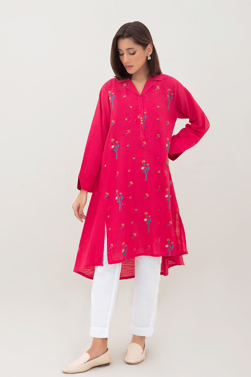 Needle Craft Embroidered Shirt