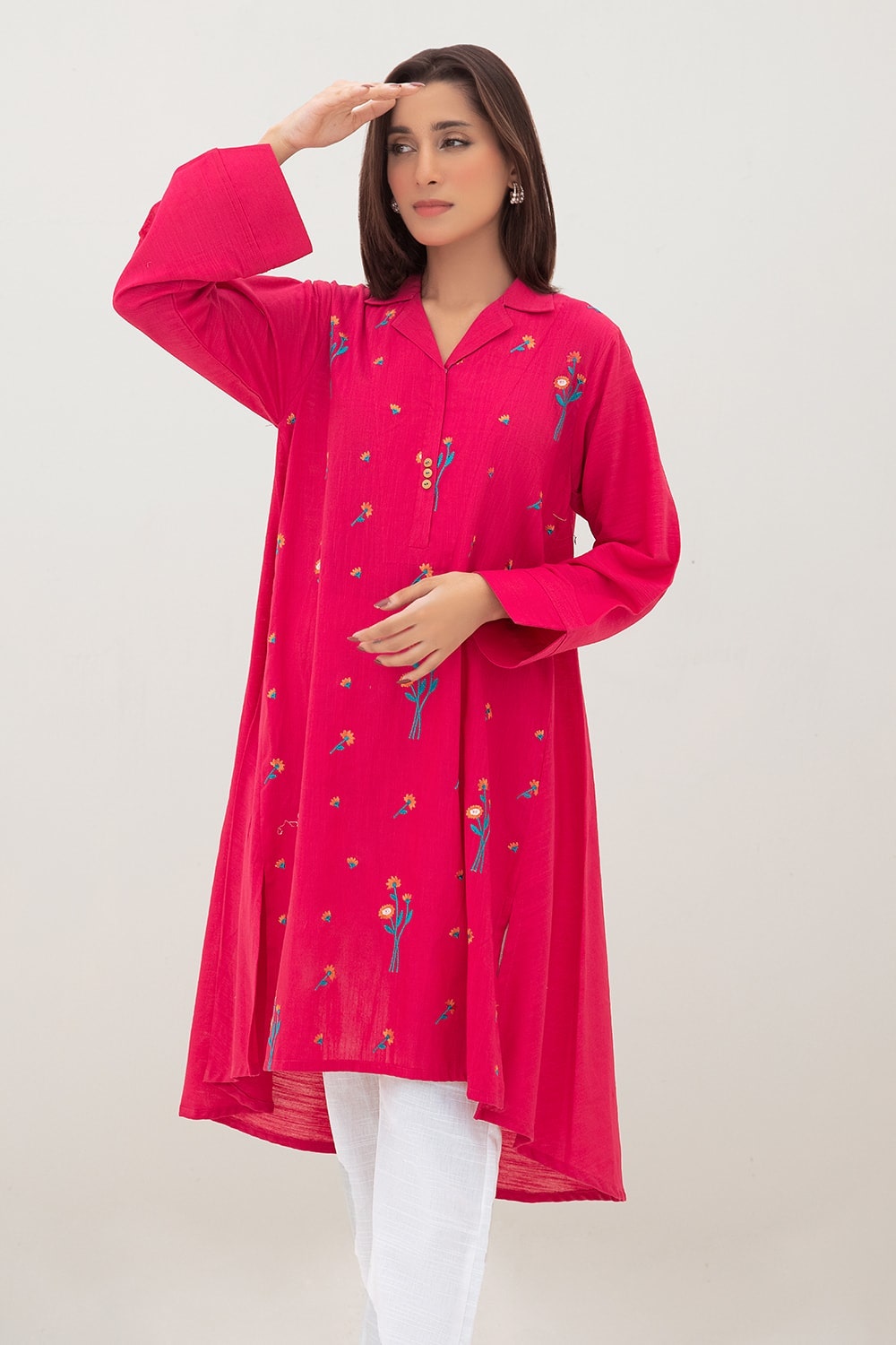 Needle Craft Embroidered Shirt