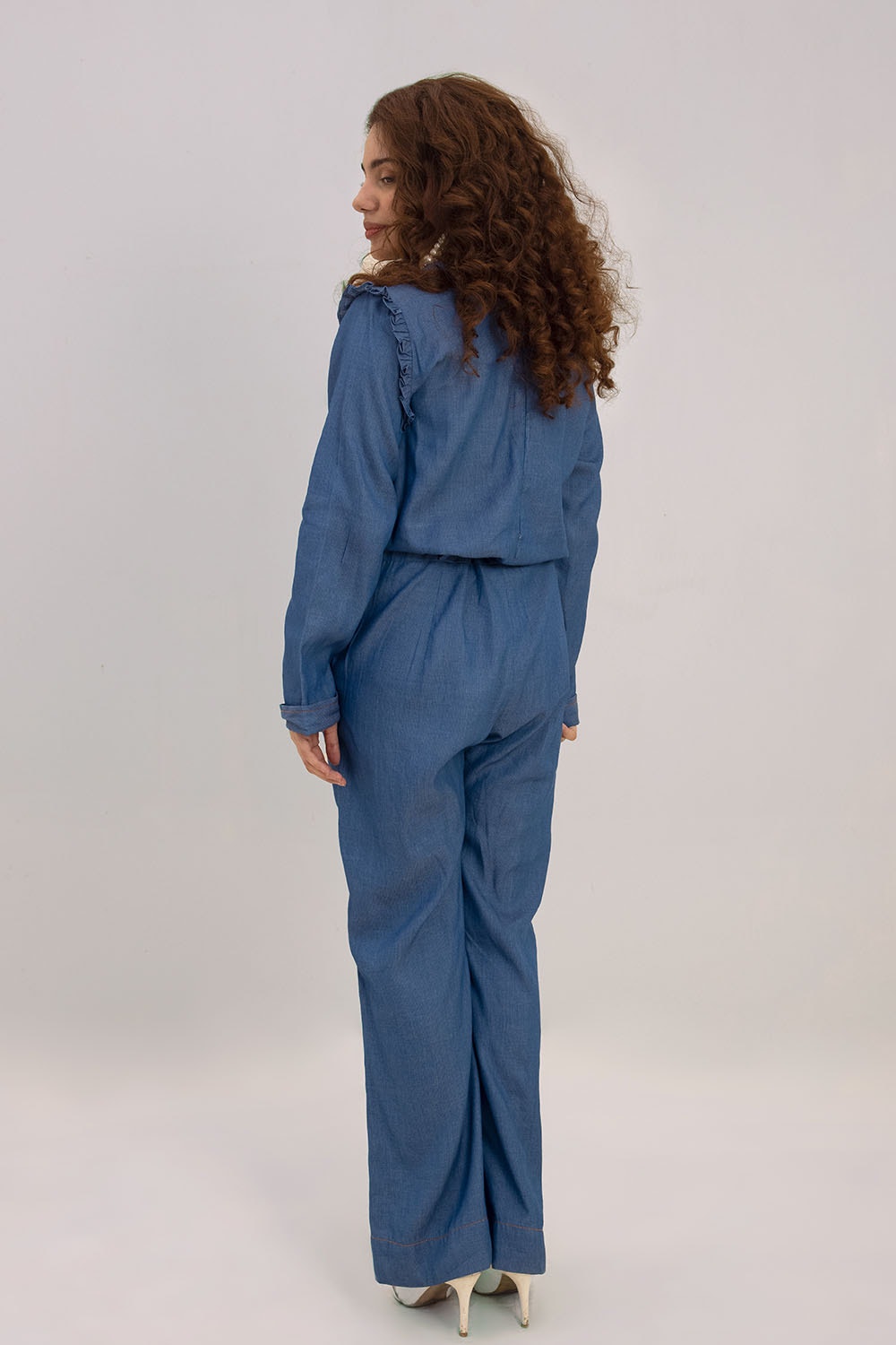 Indigo Hues Dyed Jump Suit