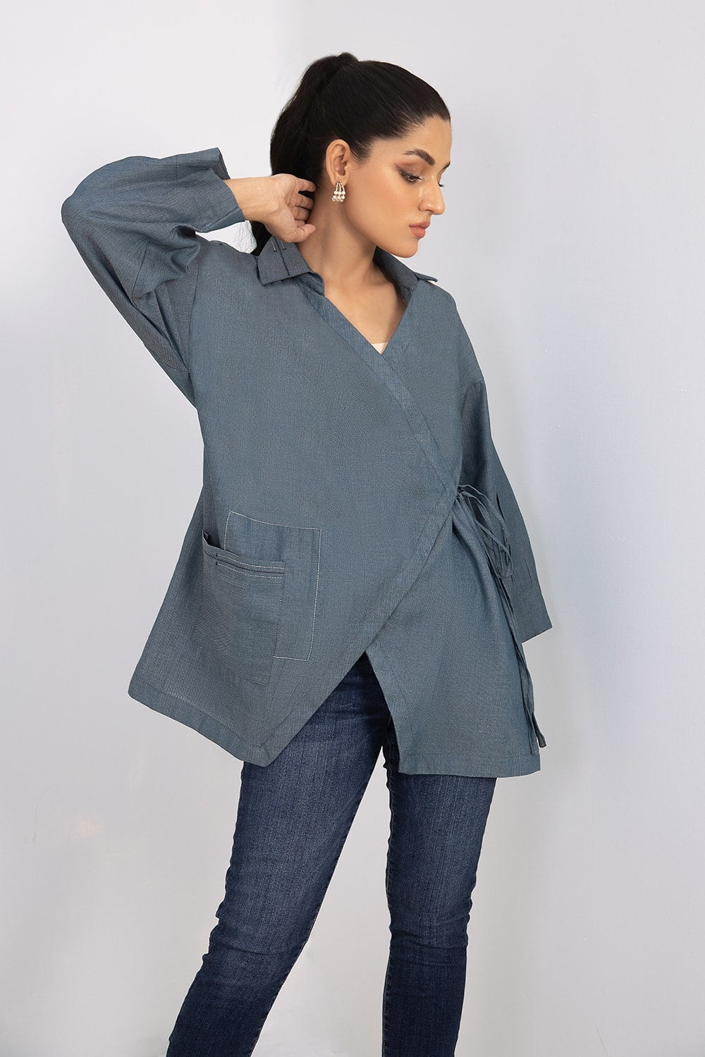 Indigo Hues Dyed Shirt