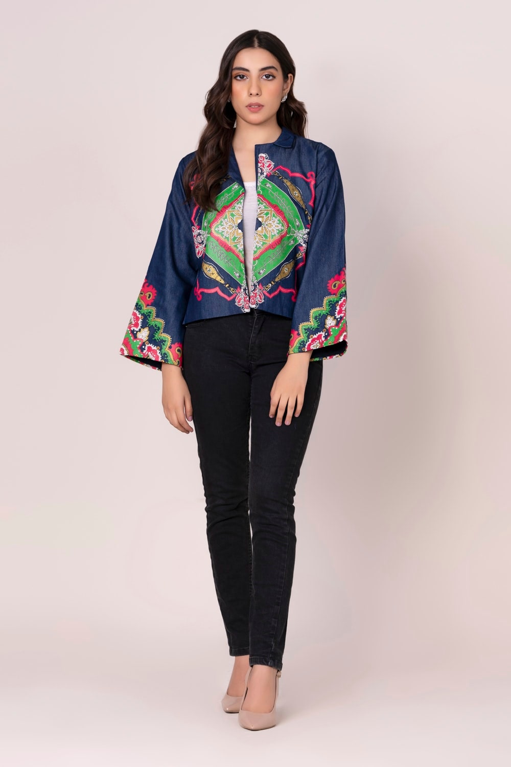 Studio Collection Block Printed Jacket
