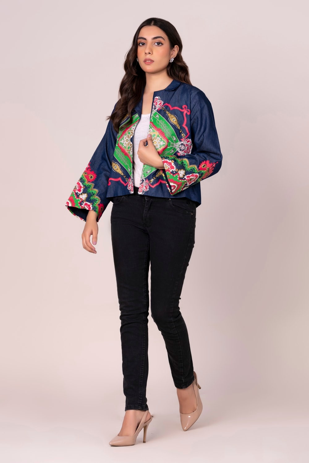 Studio Collection Block Printed Jacket