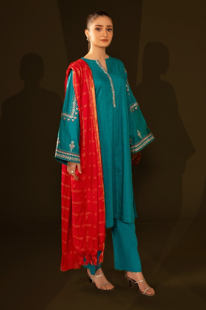 Dyed Jacquard Dupatta
