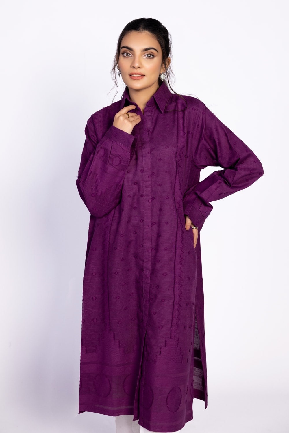 Jacquard Dyed Shirt