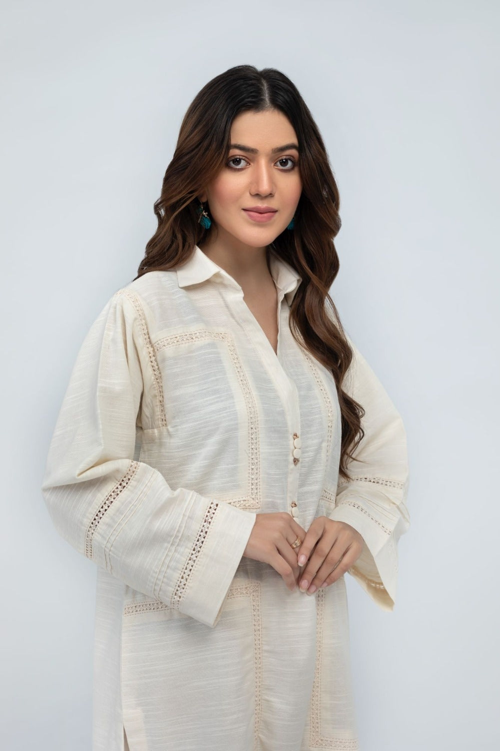 Khaddar Dyed Shirt
