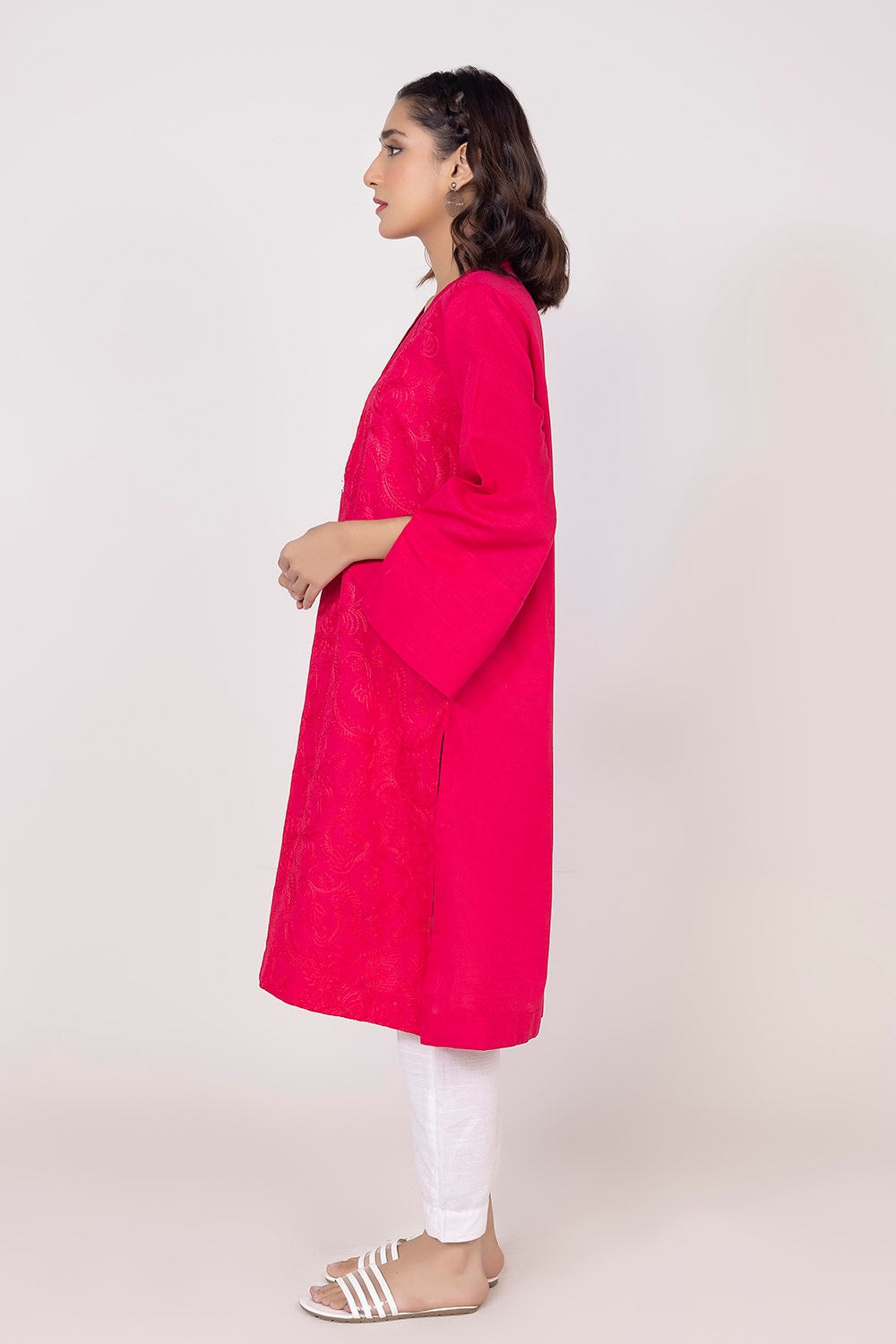 Needle Craft Dyed Embroidered Shirt