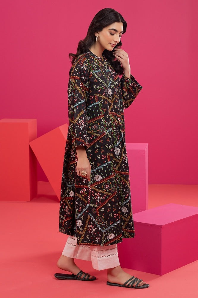 Khaddar Printed Dress