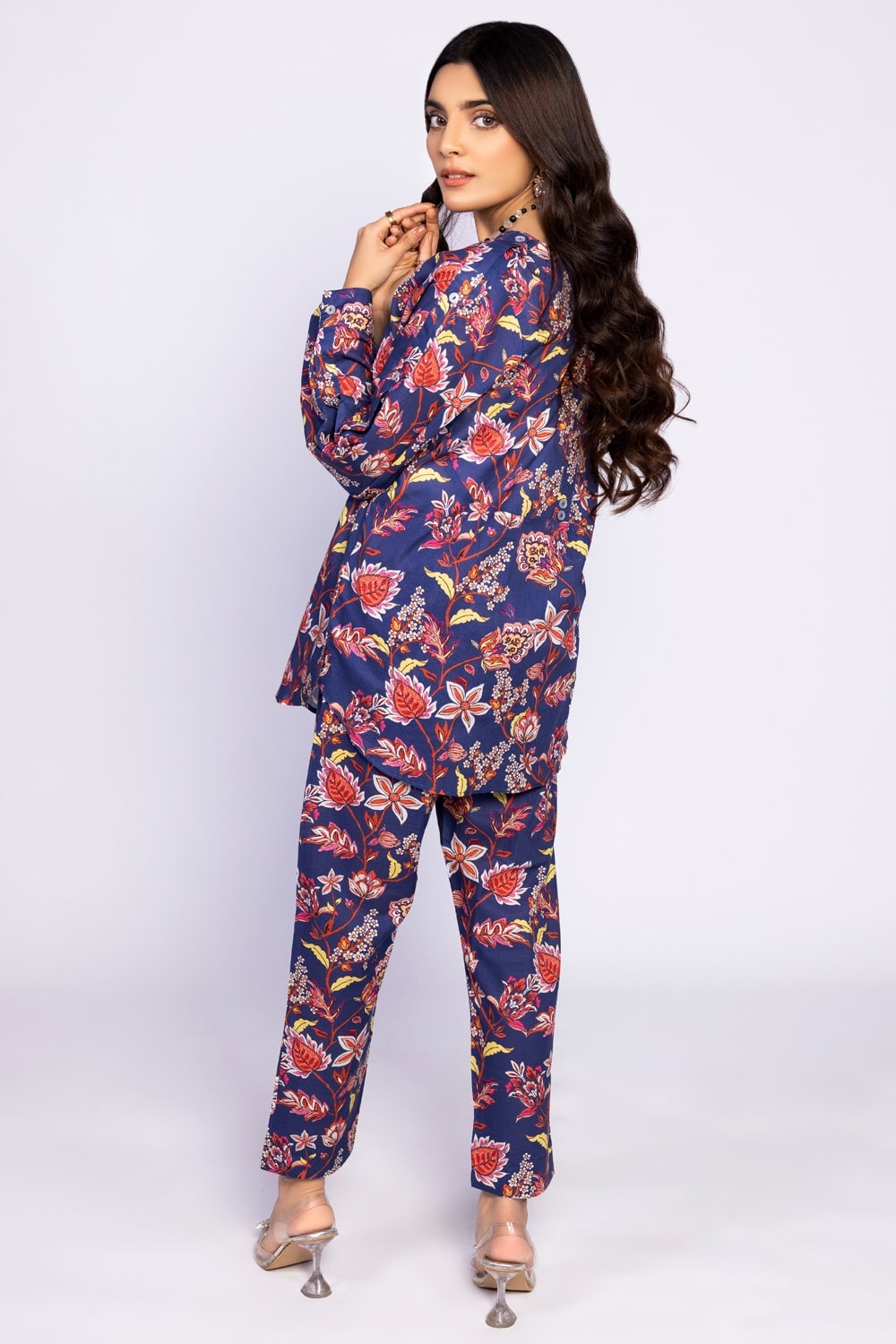 Printed Meody Printed Shirt And Trouser