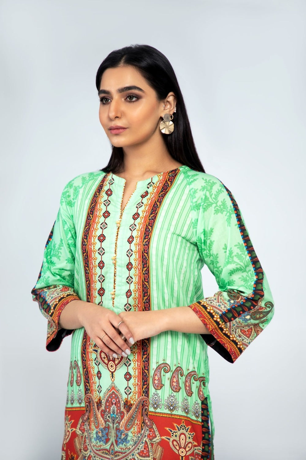 Cambric Digital Printed Shirt