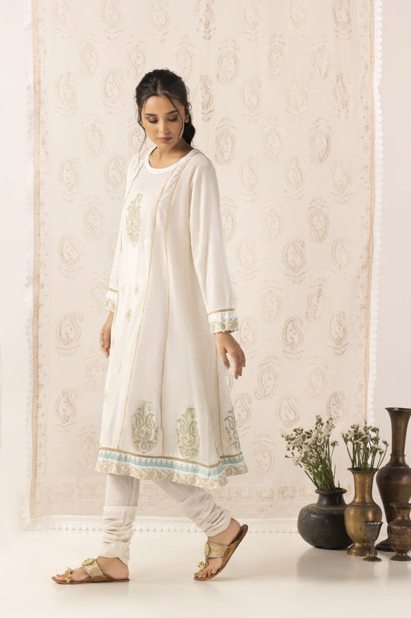 Shiny Hues Block Printed Shirt and Trouser