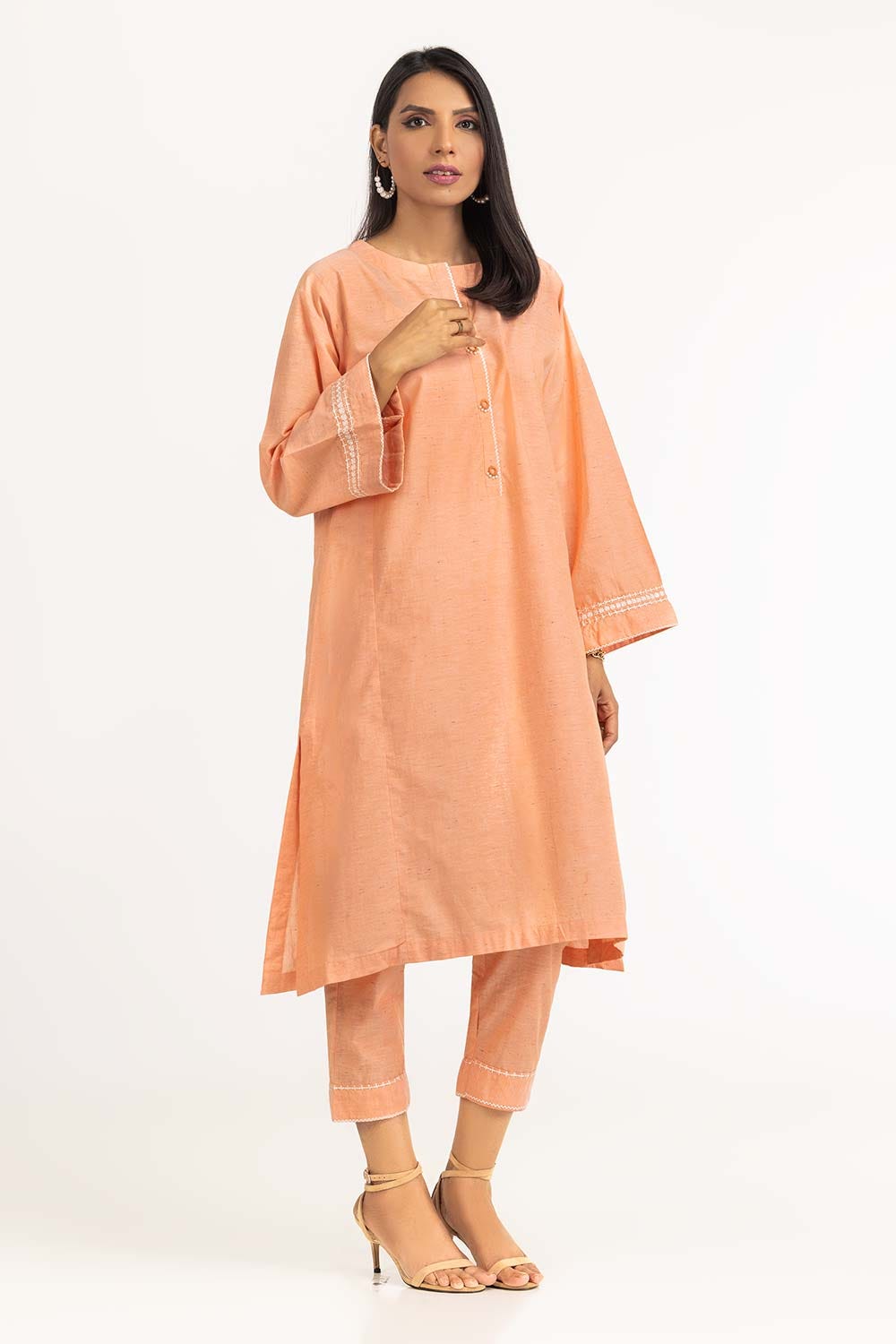 Cotton Neps Dyed Shirt And Trouser Wgk-Nys-Dy-2489