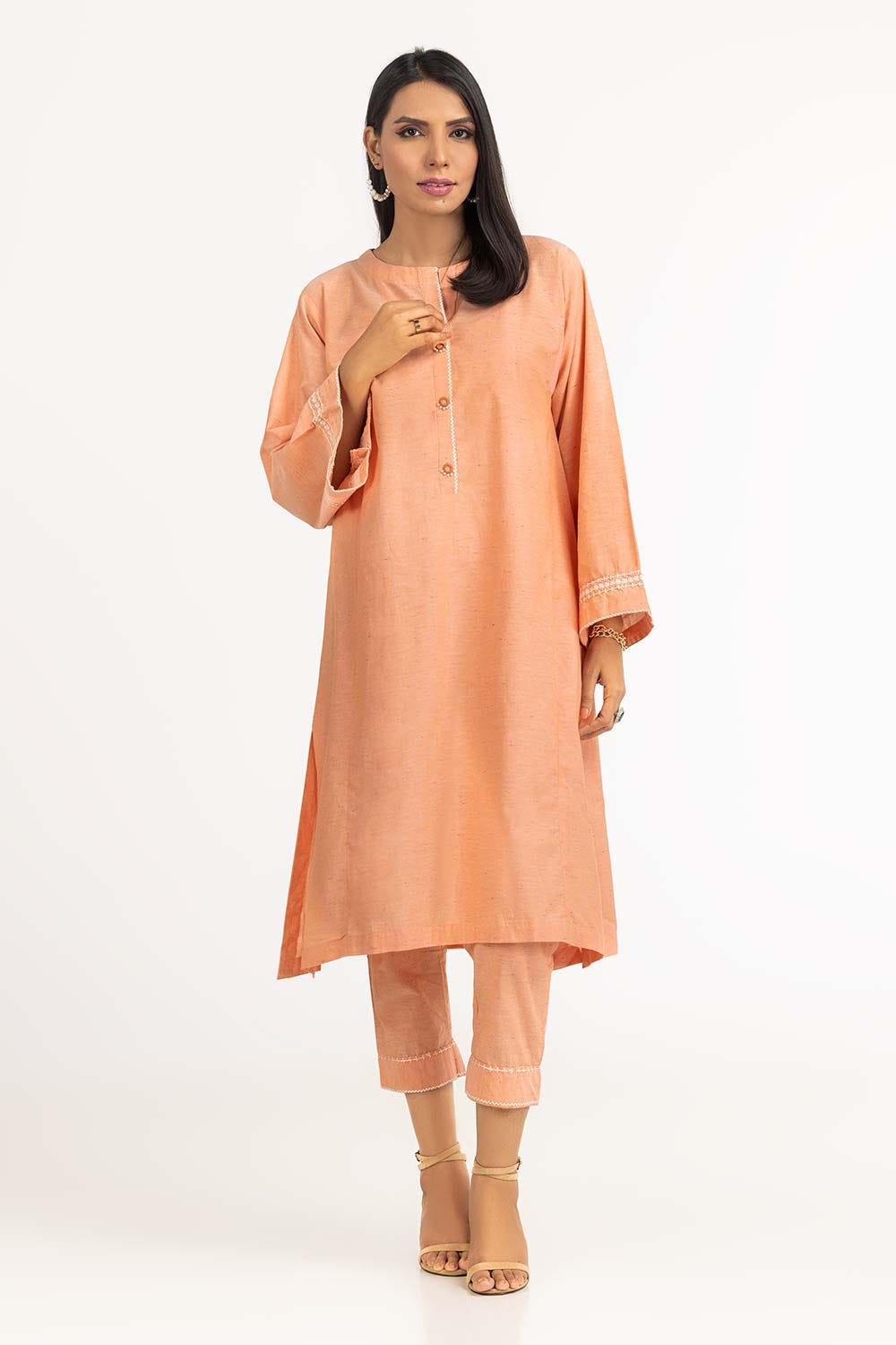 Cotton Neps Dyed Shirt And Trouser Wgk-Nys-Dy-2489