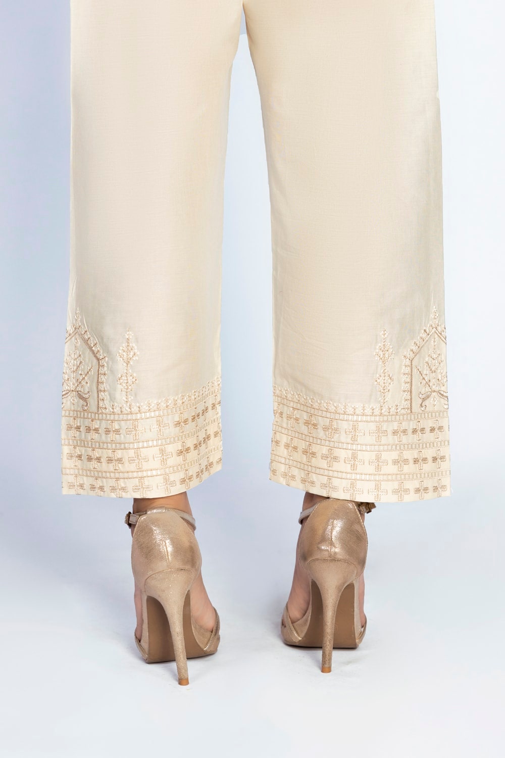 Embroidered Cambric Trouser