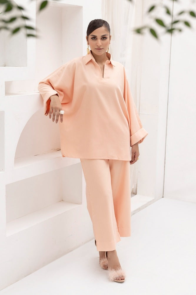 Twill Embroidered Shirt And Trouser