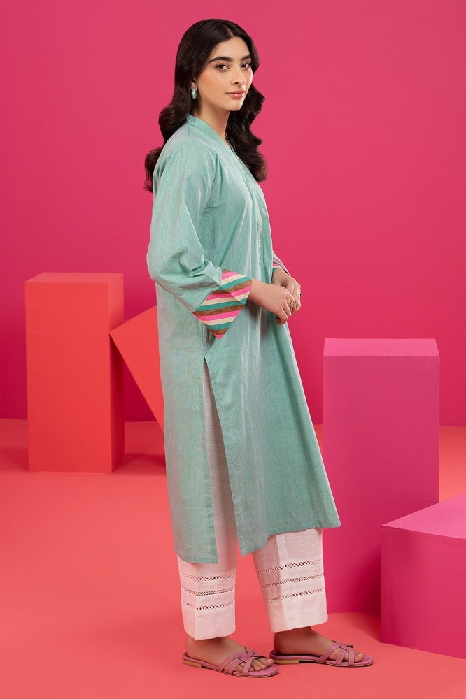 Yarn Dyed Block Printed Shirt