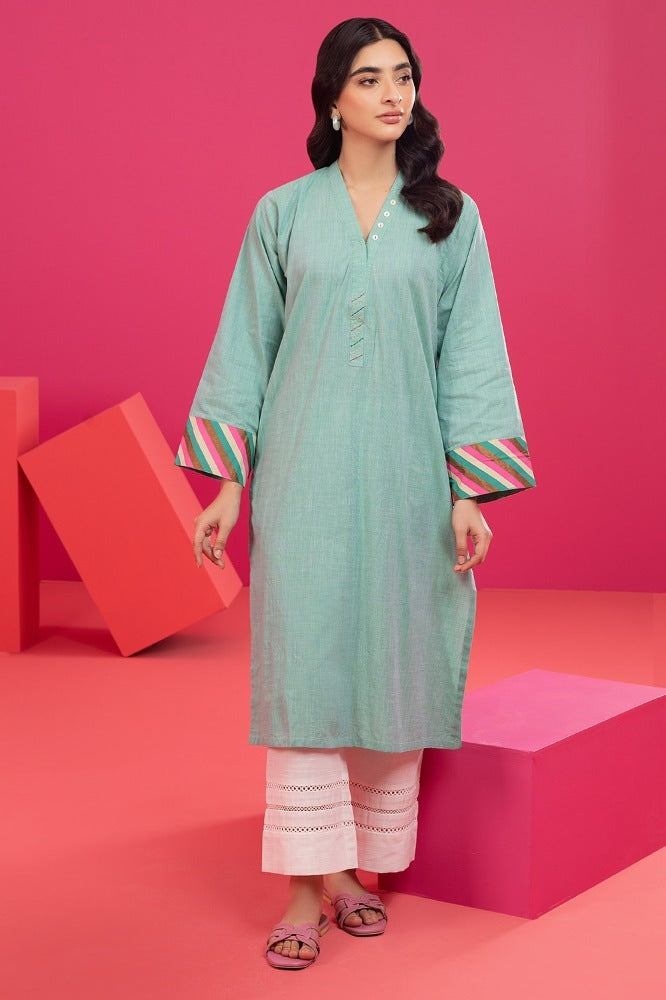 Yarn Dyed Block Printed Shirt