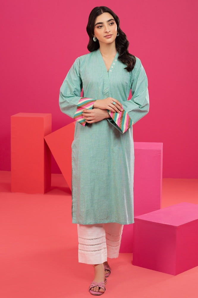 Yarn Dyed Block Printed Shirt