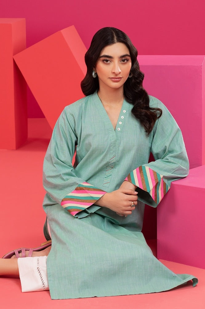 Yarn Dyed Block Printed Shirt